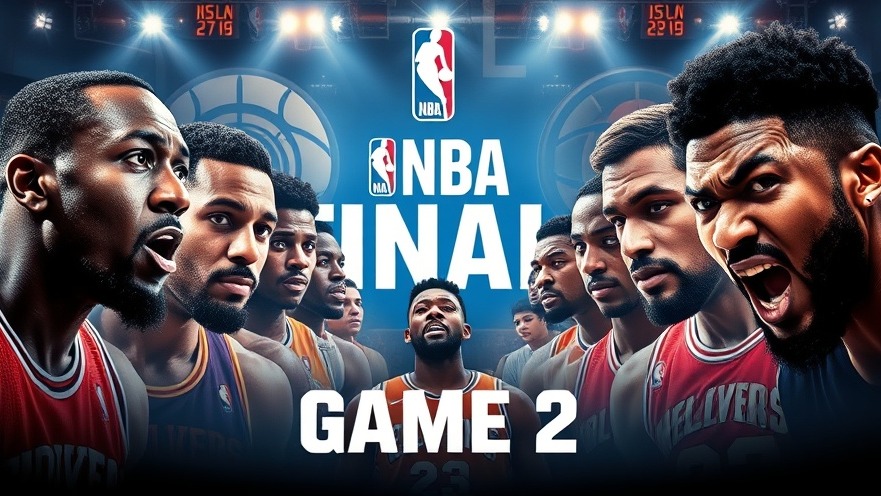 Dynamic NBA playoffs collage with players showcasing intense action poses.