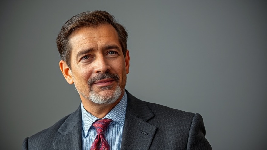 Middle-aged Hispanic male in a suit promoting Eric Flores candidacy in Texas elections.