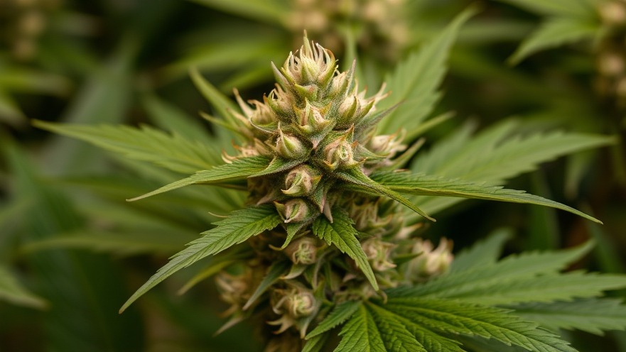 Flowering cannabis plant representing Texas cannabis laws and THC purchase age in Texas.