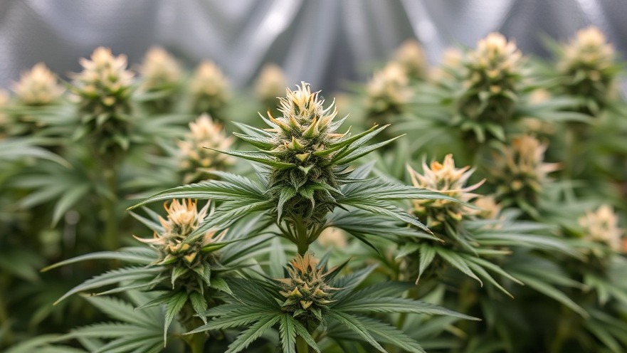 Flowering cannabis plants showcasing hemp benefits in THC rural Texas.