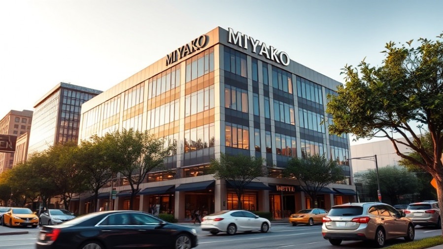 Sleek MIYAKO hotel in Dallas, showcasing modern design and urban vitality.