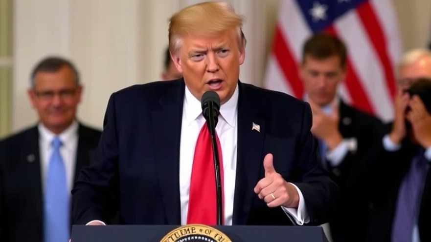 President Trump discussing trade policy USA impacting international relations.