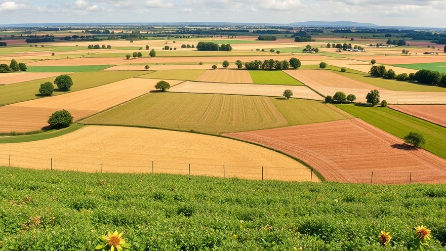 Farm land showcasing Texas property rights and land ownership updates.