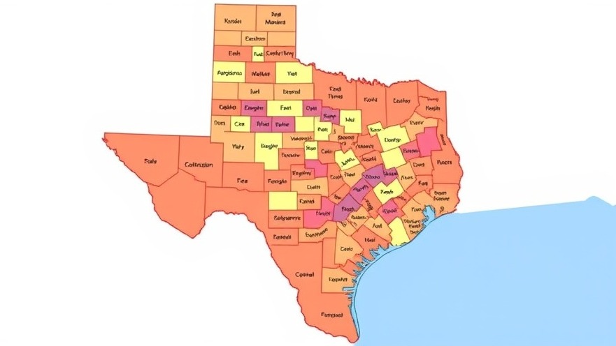Texas redistricting map illustrating election changes and political implications.