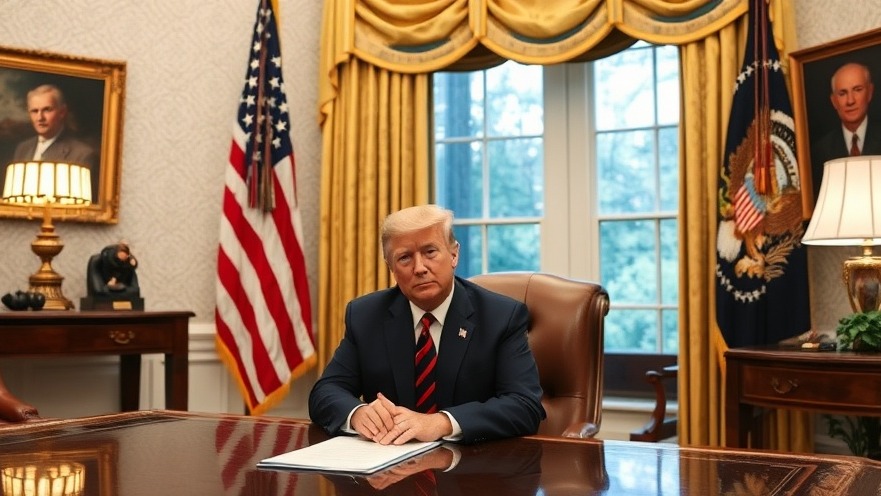 Trump in the Oval Office discussing U.S. political dynamics and immigration policy.