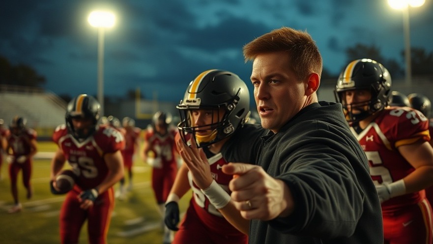 Dynamic scene from Friday Night Lights, capturing sports community connection and nostalgia.