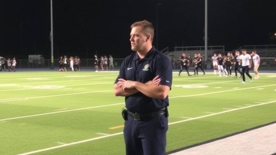 Dallas TX local news: Middle school football coach arrested by police.