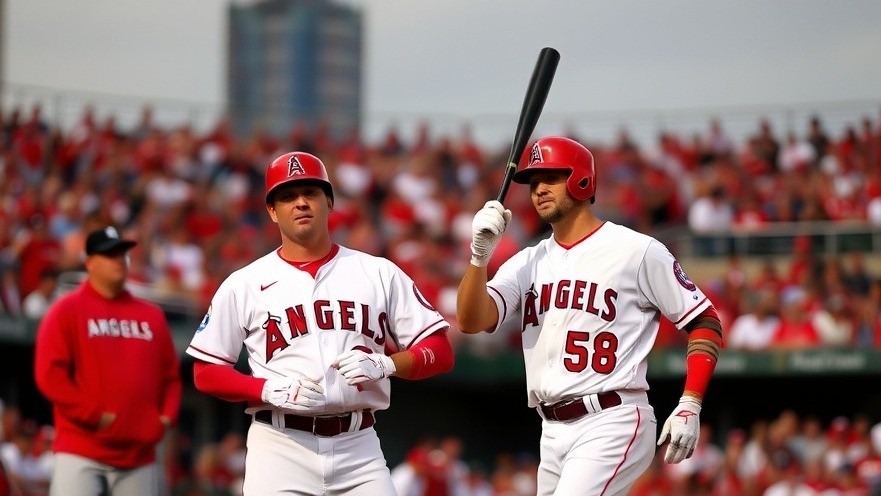 Los Angeles Angels players in action during MLB updates on the Angels vs. Rangers series.