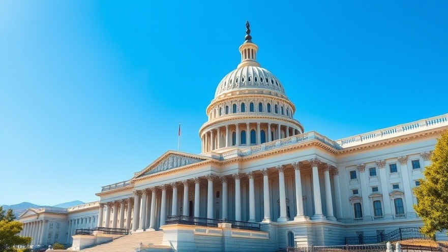 Photorealistic U.S. Capitol illustration amid stacks of cash highlights government shutdown and budget negotiations.