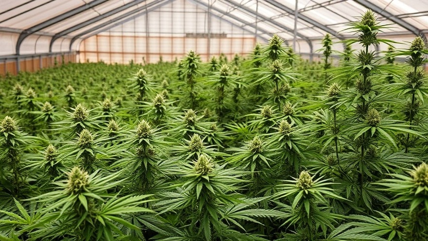 Cannabis farm under the Texas sun, illustrating Texas cannabis laws and hemp regulation.