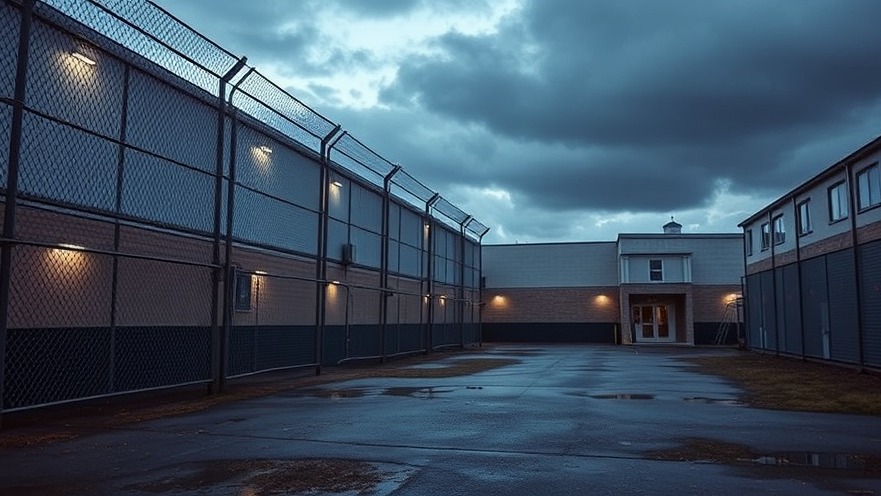Florida detention facilities: a detention center reflecting DeSantis immigration plan.
