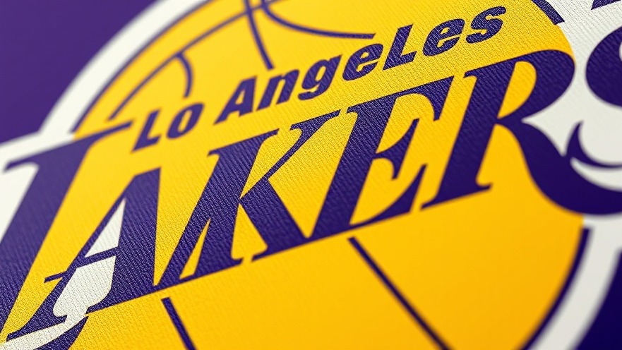 Close-up of Lakers history graphic highlighting NBA franchise sales and team valuation