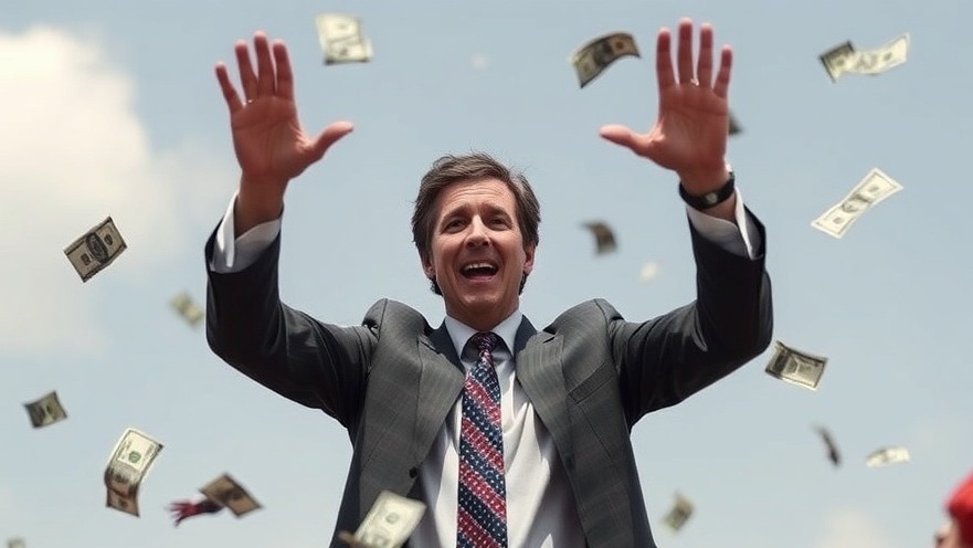 Beto O'Rourke throwing money, symbolizing grassroots support in Texas elections funding.