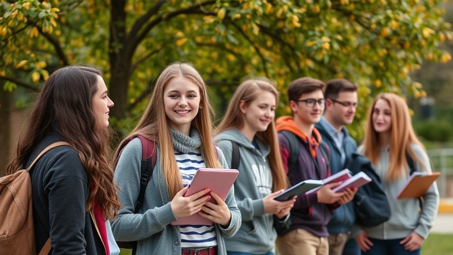 High school students engaged in Texas education reform and testing.