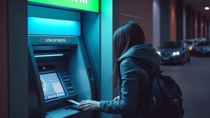 Scared woman at ATM highlights bank-jugging safety in Houston.