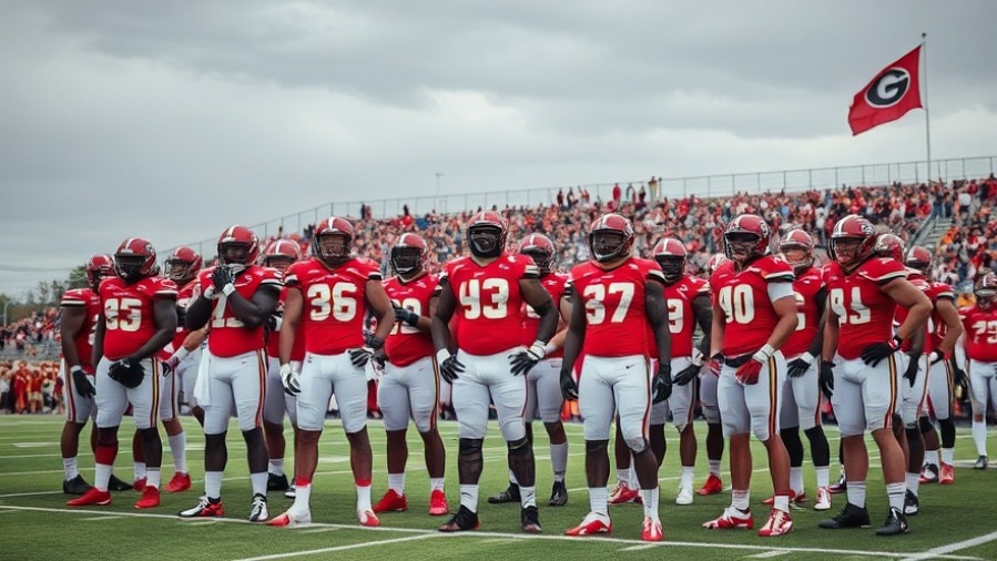 Georgia football team showcasing resilience in SEC matchups.