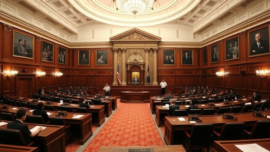 Inside the Texas Senate chamber discussing affordable homes in Texas.