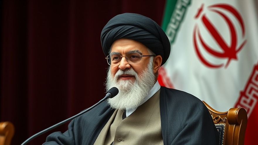 Iranian President Ayatollah amidst geopolitical tensions in Iran-U.S. relations.