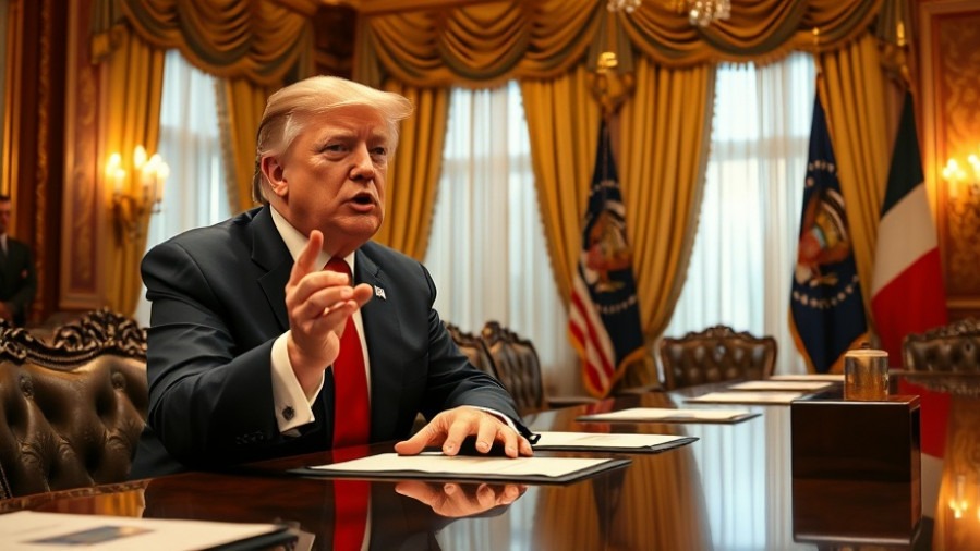 Trump assertively gestures during Senate Judiciary Committee on judicial nominations.