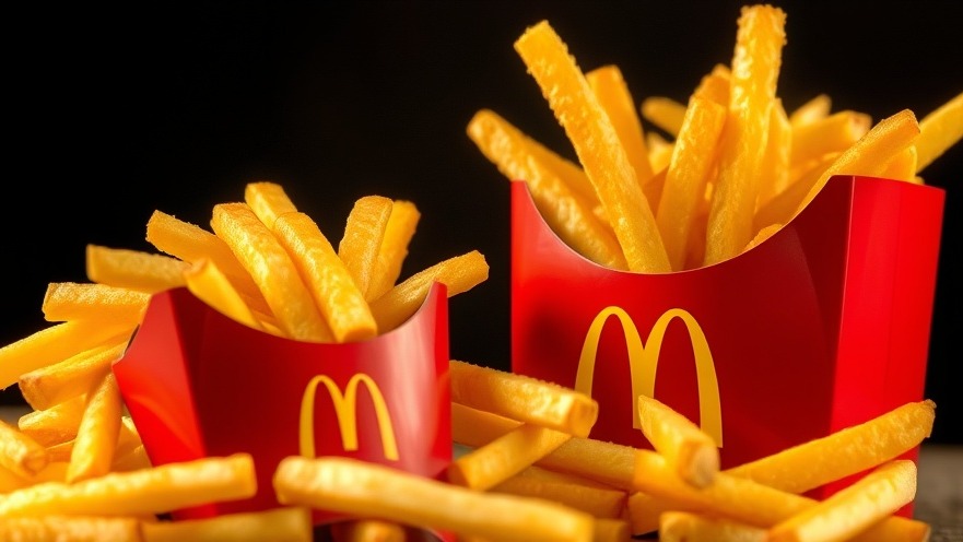 McDonald's french fries: unhealthy eating habits can worsen acne causes.