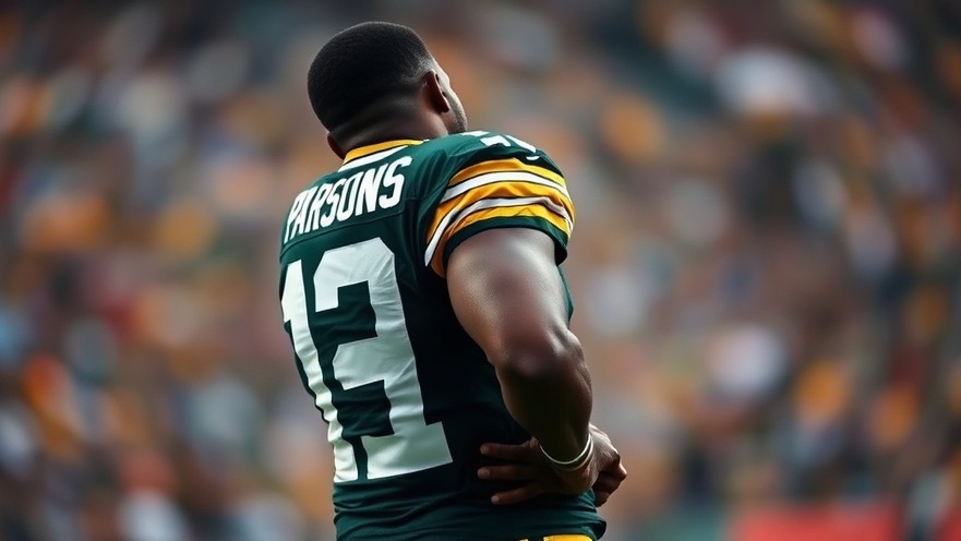 Green Bay Packers player Parsons in pain, relevant to NFL news and Super Bowl 2025.