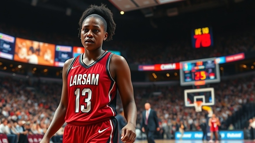 Frustrated black female basketball player exemplifying sportsmanship values, leaving the court.