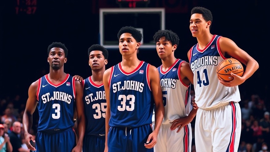 St. John's basketball team showcasing innovations in college basketball offense