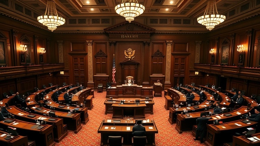 Texas legislature updates: inside the Texas Senate chamber during a session.