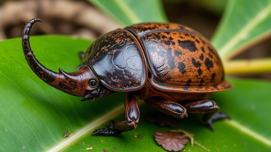 Coconut rhinoceros beetle invasive species in Hawaii, affecting Molokai residents' efforts.