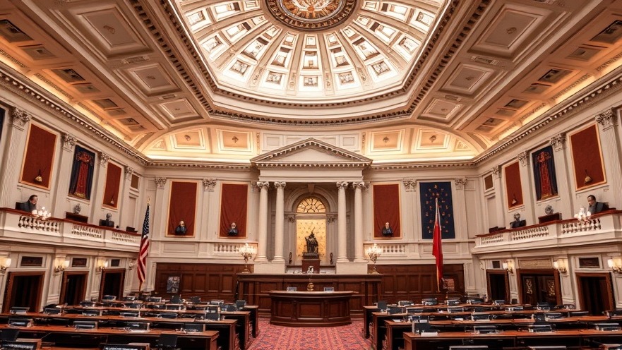 Inside the Texas House of Representatives, showcasing Texas politics news.