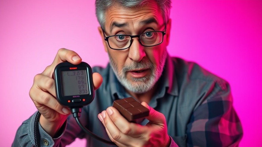 Surprised man measuring blood pressure, exploring natural sleep remedies for older adults.