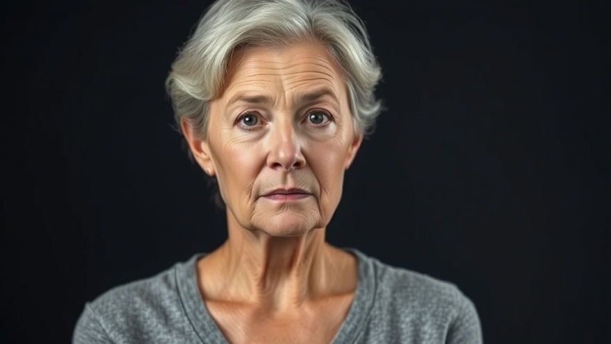 Middle-aged woman discussing the importance of sleep for brain health in a photorealistic setting.