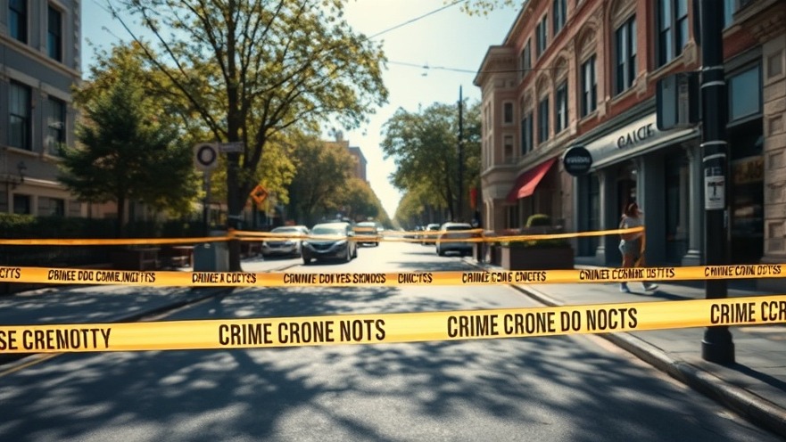 Crime scene on a sunny day highlighting federal control in local governance.