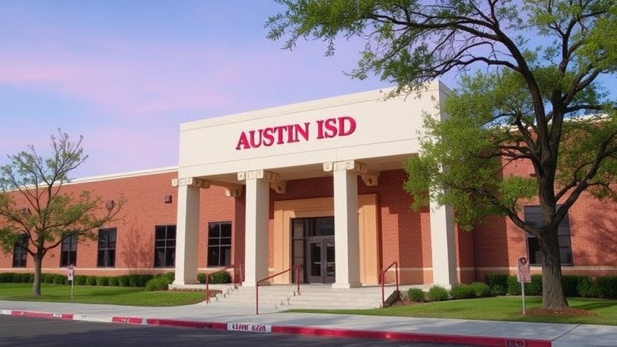 Austin ISD building representing local news in Austin, TX.
