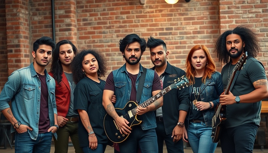 Young musicians posing confidently representing Dallas music scene.