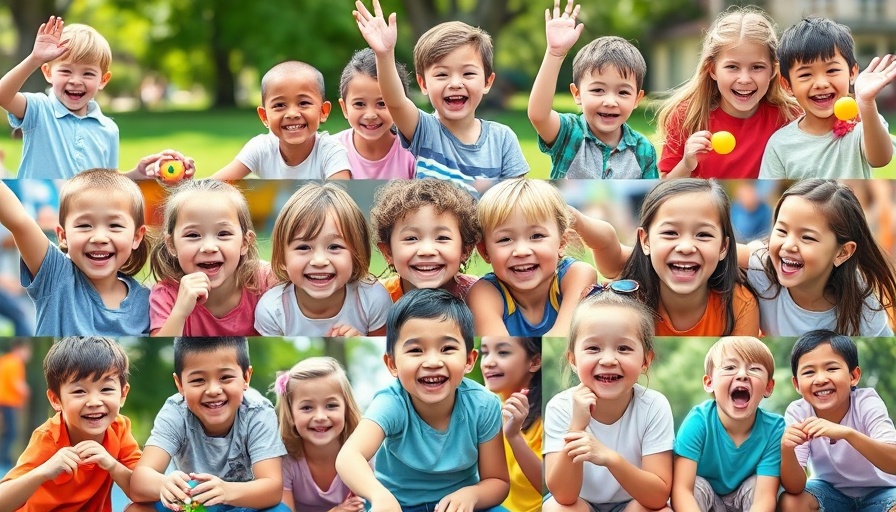 Collage of spring break activities in Houston with happy kids.
