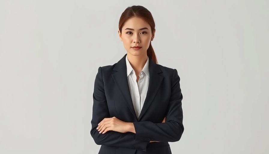 Professional woman in business attire representing Houston business.