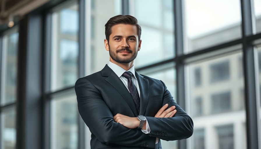 Business professional in modern office, reflecting on Sunnova financial challenges in Houston.