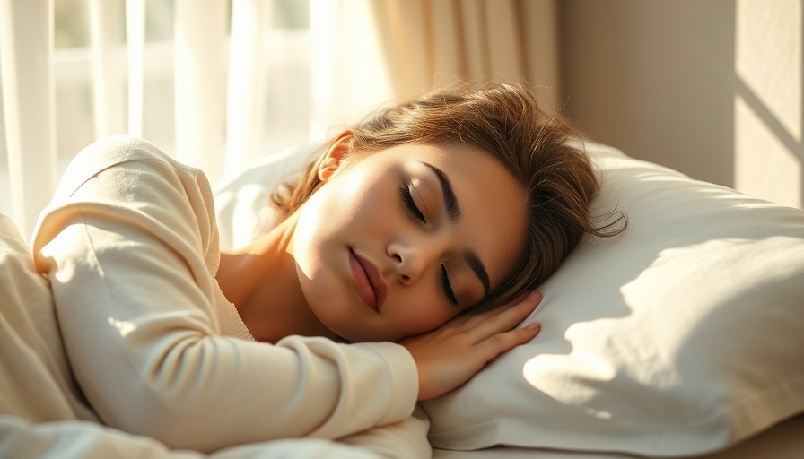 Young woman peacefully sleeping with morning sunlight rays; transform your sleep for health and wellness.
