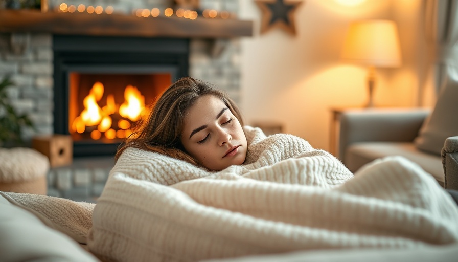 Smart home adjustments for chronic pain relief: Woman resting on couch.