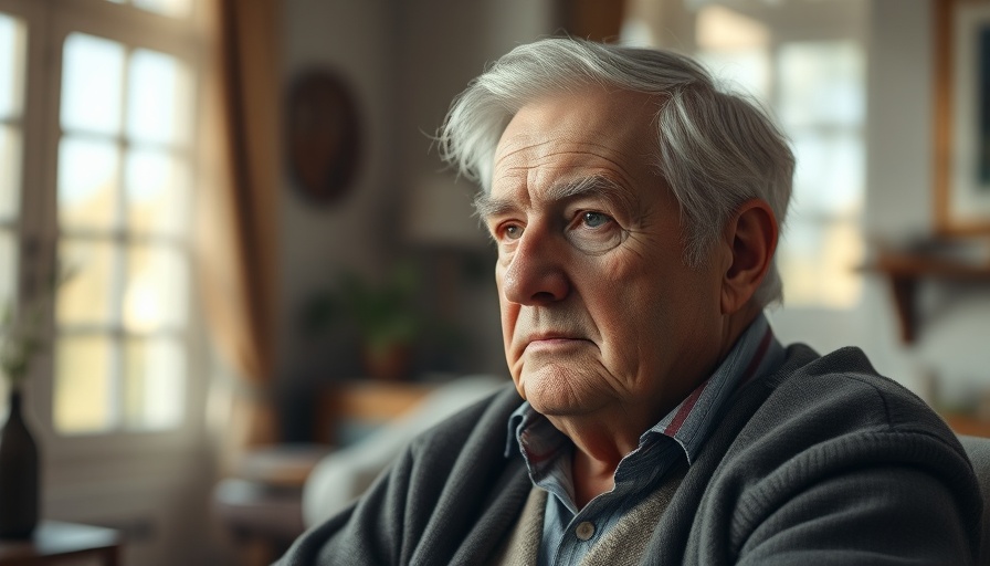 Elderly man in a suit, thoughtful pose in lit room related to financial literacy program at Rice University.