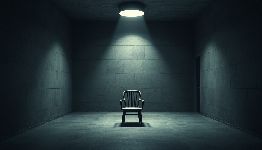 Execution chamber scene related to US news firing squad execution.