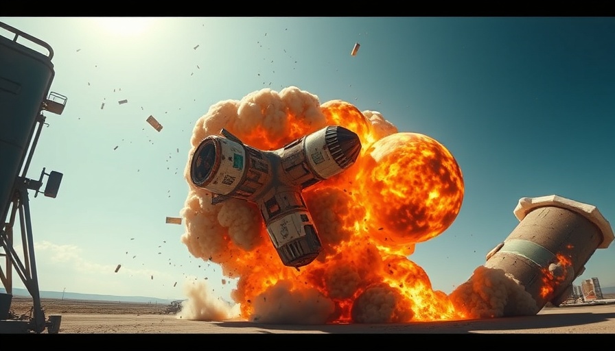 SpaceX Starship Test Flight failures captured during explosion.