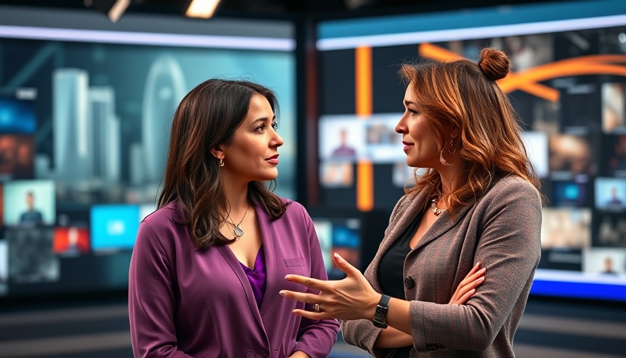 Women on live news discussing Democrats TikTok video controversy