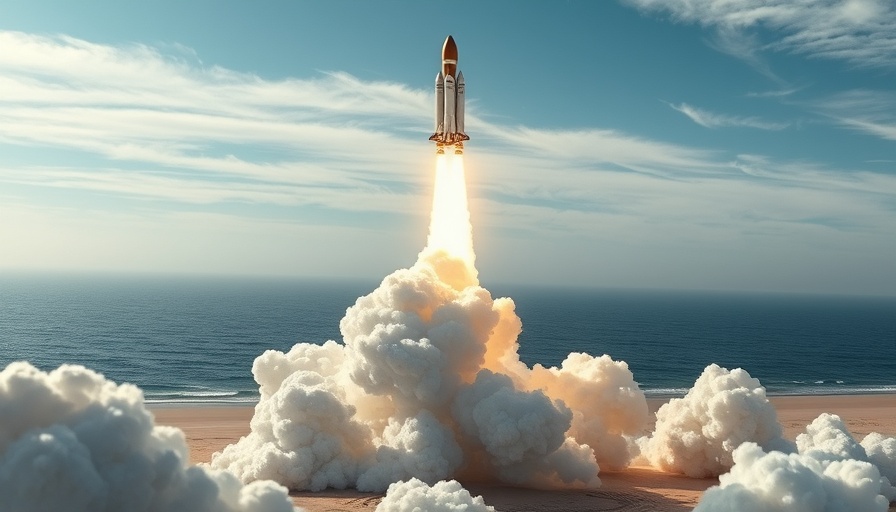 SpaceX Starship test flight soaring with smoke trail