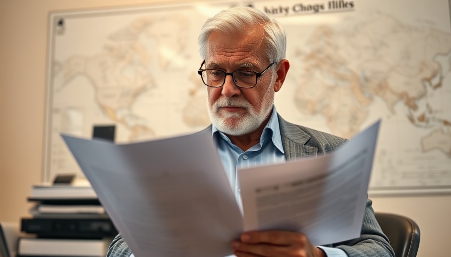 Trump Breaking News Today, man holding document in office.