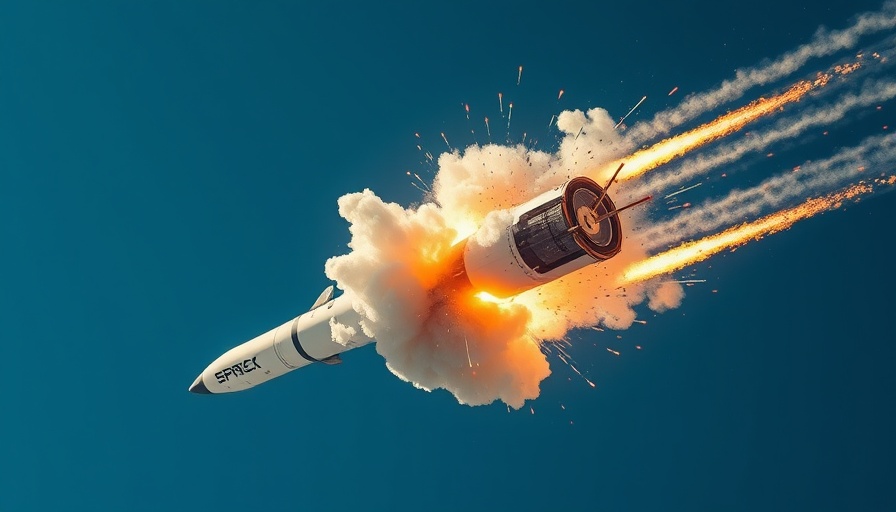 SpaceX Starship test flight failure mid-air explosion scene