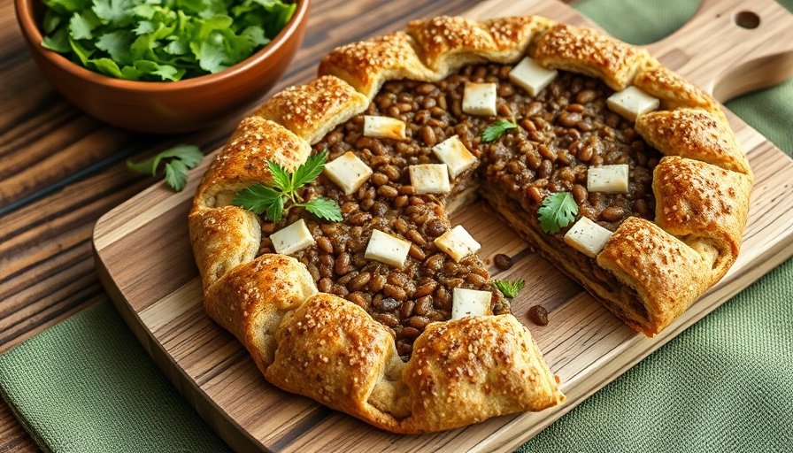 Healthy Eating Recipes: Rustic galette and fresh salad.