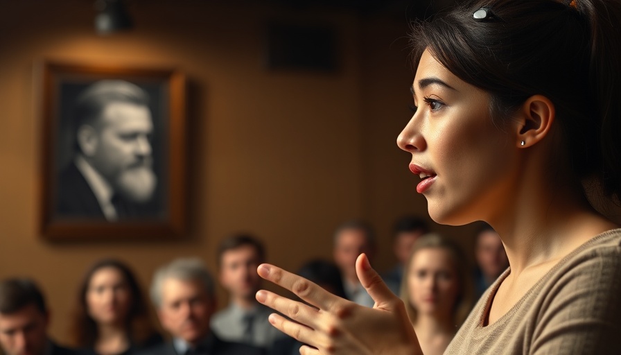 AOC aide self-deports to Colombia, woman speaking passionately.