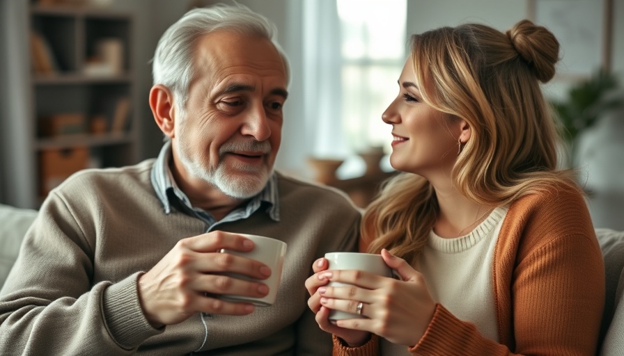 Coping With Loss: Intimate moment of comfort and connection.